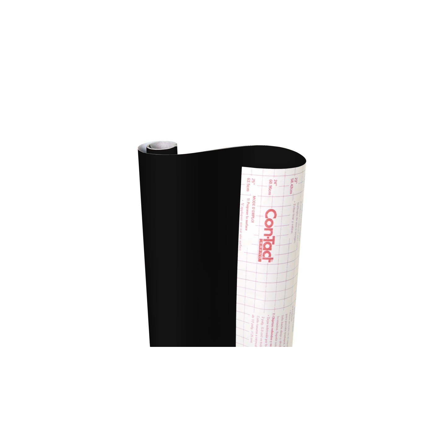 Con-Tact® Brand Creative Covering™ Adhesive Covering, Black, 18" x 16 ft