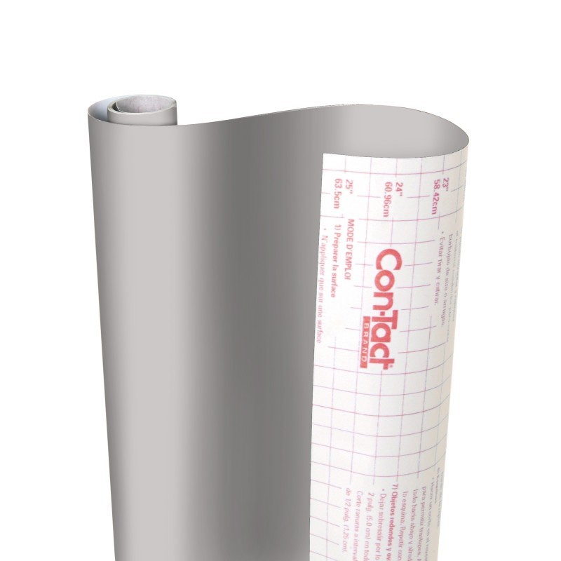 Con-Tact® Brand Creative Covering™ Adhesive Covering, Slate Gray, 18" x 16 ft