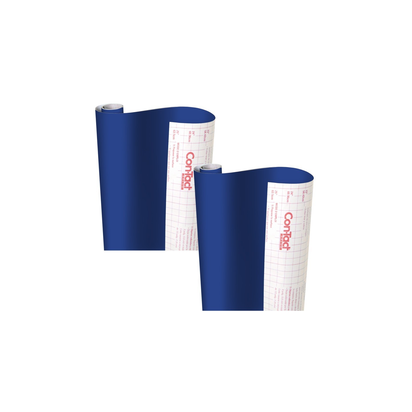 Con-Tact® Brand Creative Covering™ Adhesive Covering, Royal Blue, 18" x 16 ft, Pack of 2