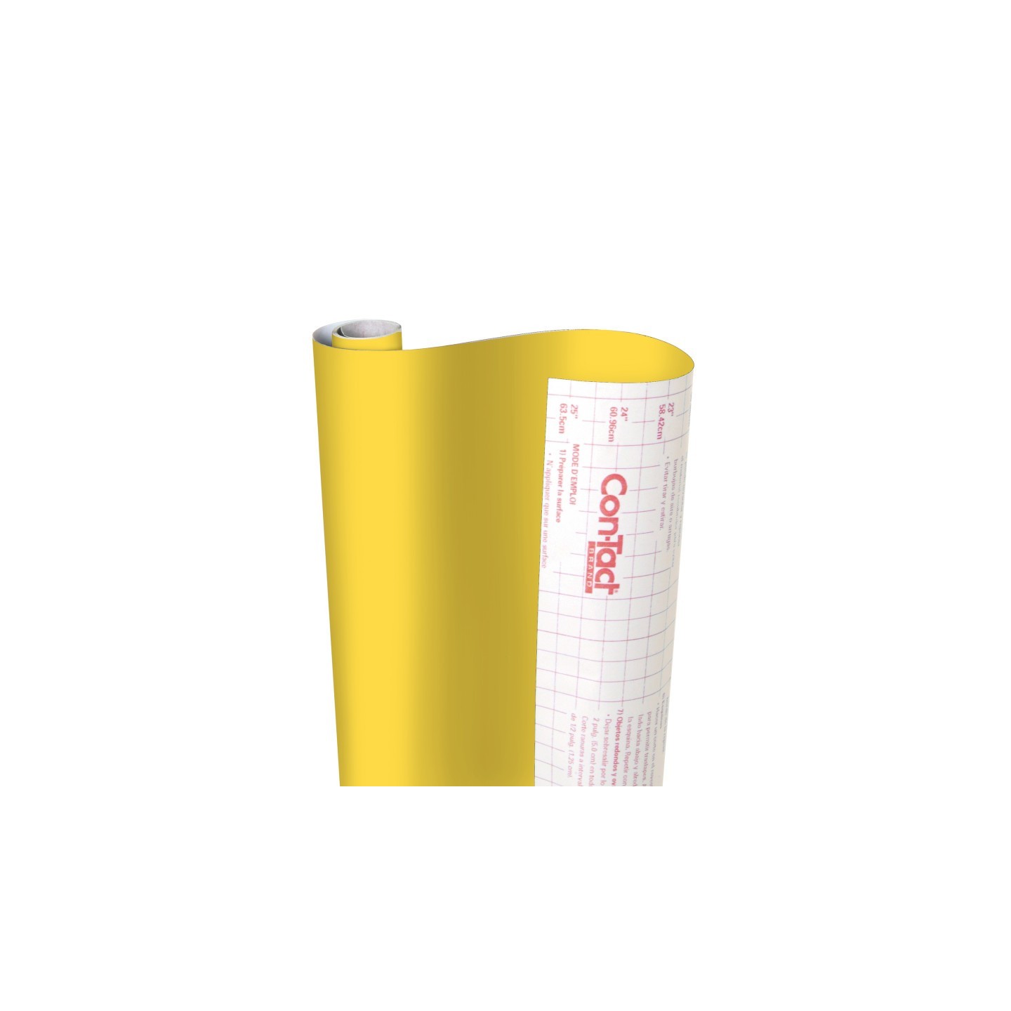 Con-Tact® Brand Creative Covering™ Adhesive Covering, Yellow, 18" x 16 ft