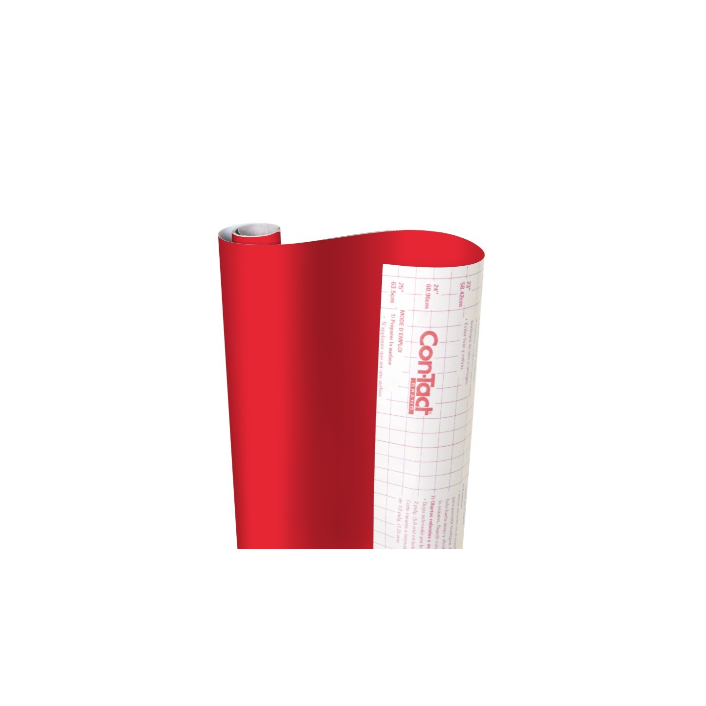 Con-Tact® Brand Creative Covering™ Adhesive Covering, Red, 18" x 16 ft