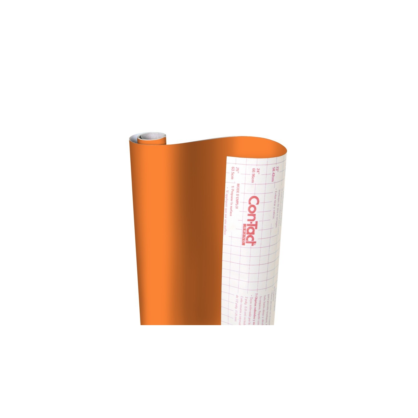 Con-Tact® Brand Creative Covering™ Adhesive Covering, Orange, 18" x 50 ft