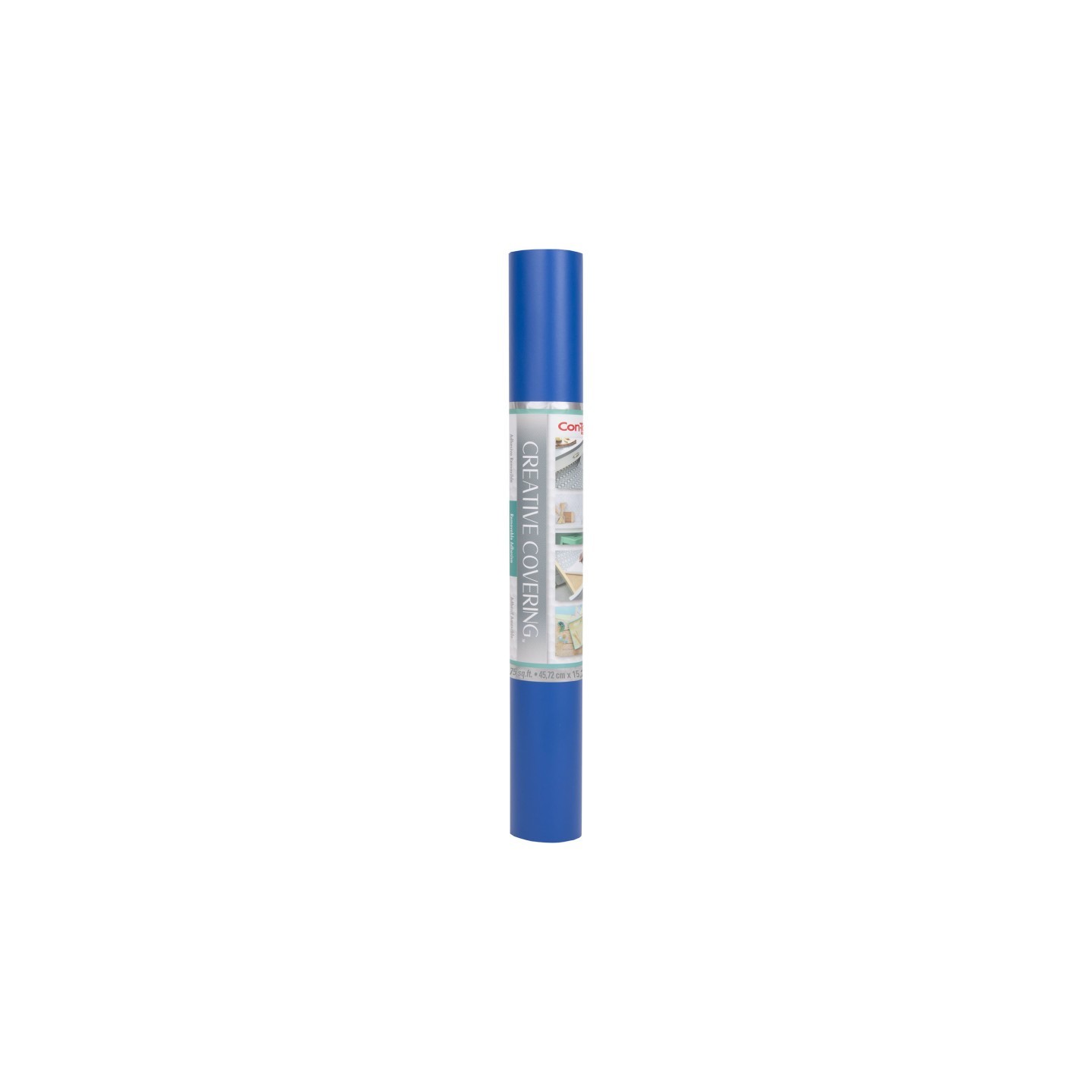 Con-Tact® Brand Creative Covering™ Adhesive Covering, Royal Blue, 18" x 50 ft