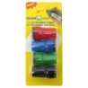 KleenSlate® Large Barrel Attachable Eraser Caps for Dry Erase Markers, Pack of 4
