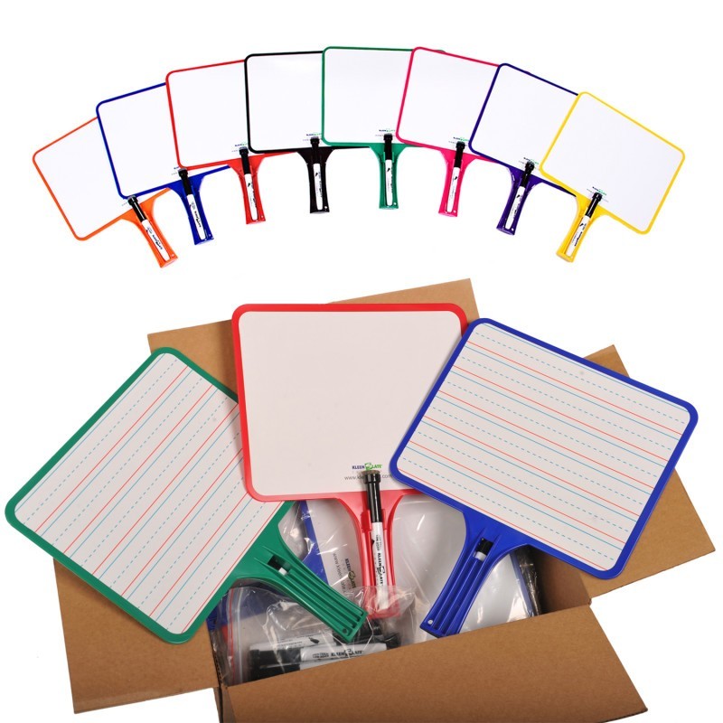 KleenSlate® Rectangular Dry Erase Whiteboard with Marker, Set of 32