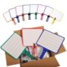KleenSlate® Rectangular Dry Erase Whiteboard with Marker, Set of 32