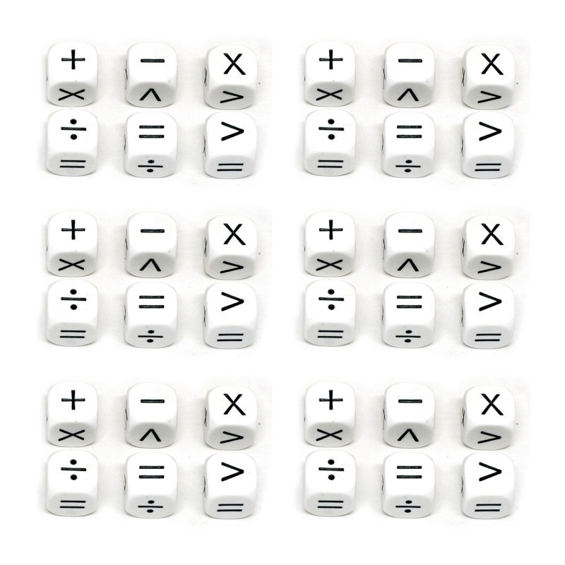Koplow Games Operators Dice, 6 Per Set, 6 Sets