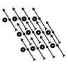 Koplow Games Spinners, 4", 8 Per Pack, 12 Packs