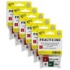 Koplow Games Fraction Dice Set, 6 Per Set, 6 Sets