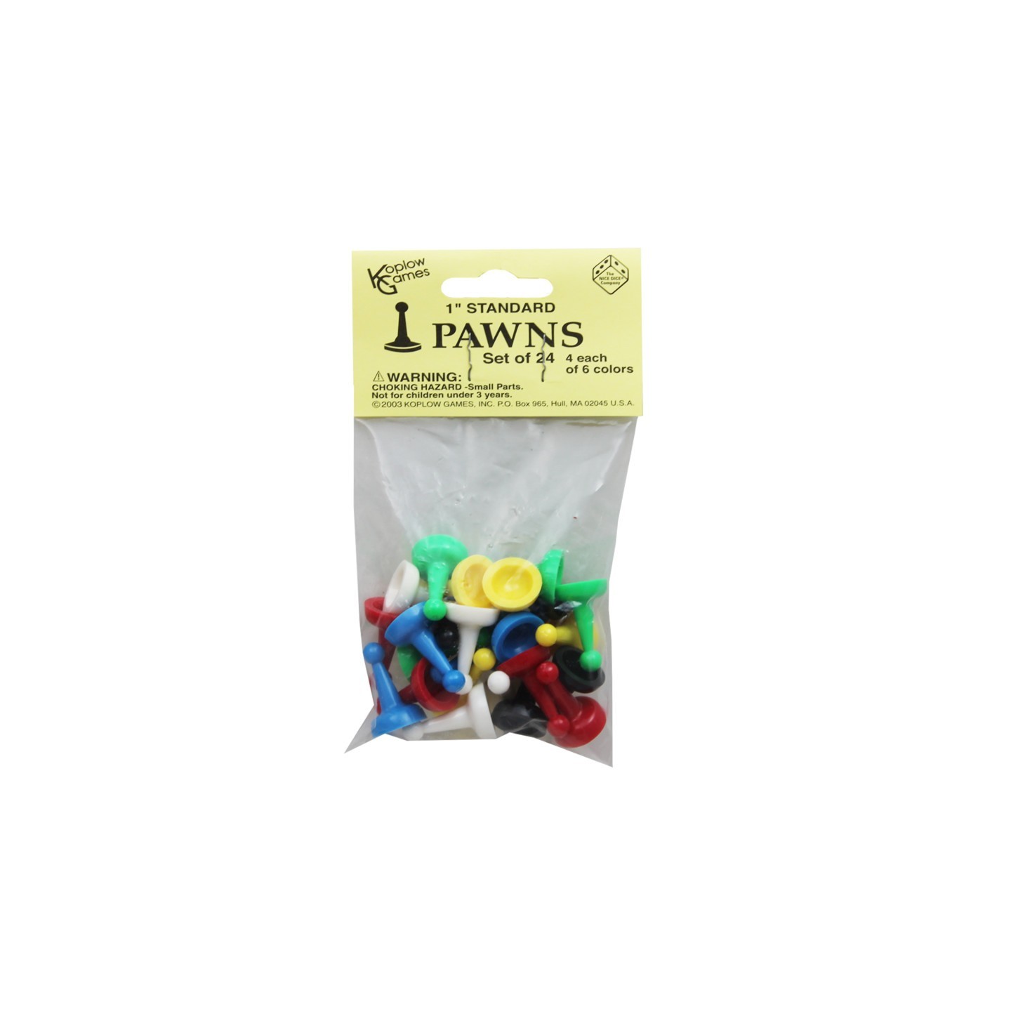 Koplow Games Pawns, 1", Pack of 24