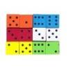 Koplow Games Assorted Color Spot 16mm Foam Dice, Pack of 12
