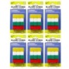 Koplow Games Blank Dice Set with Stickers, 12 Per Pack, 6 Packs