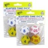 Koplow Games Elapsed Time Dice, 2 Pairs Per Pack, 2 Packs