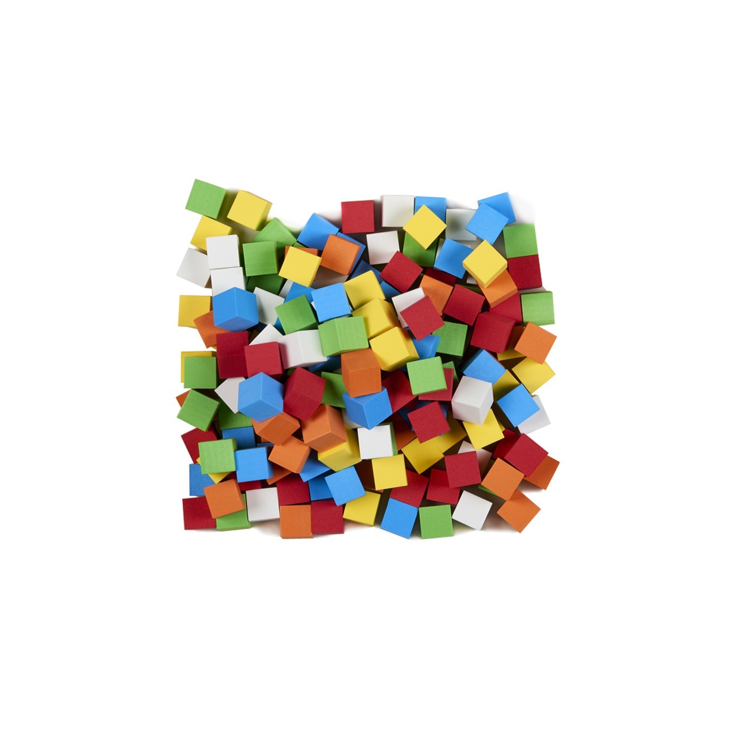 Koplow Games Foam Blank Dice, Assorted Color, 16mm, Bag of 200