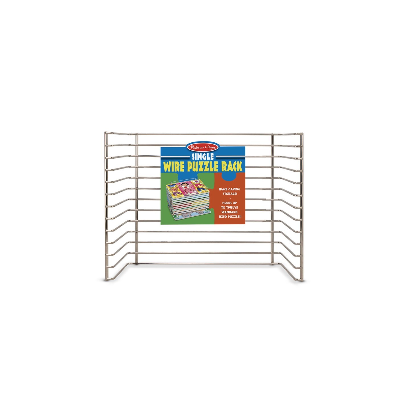 Melissa & Doug Wire Puzzle-Storage Rack