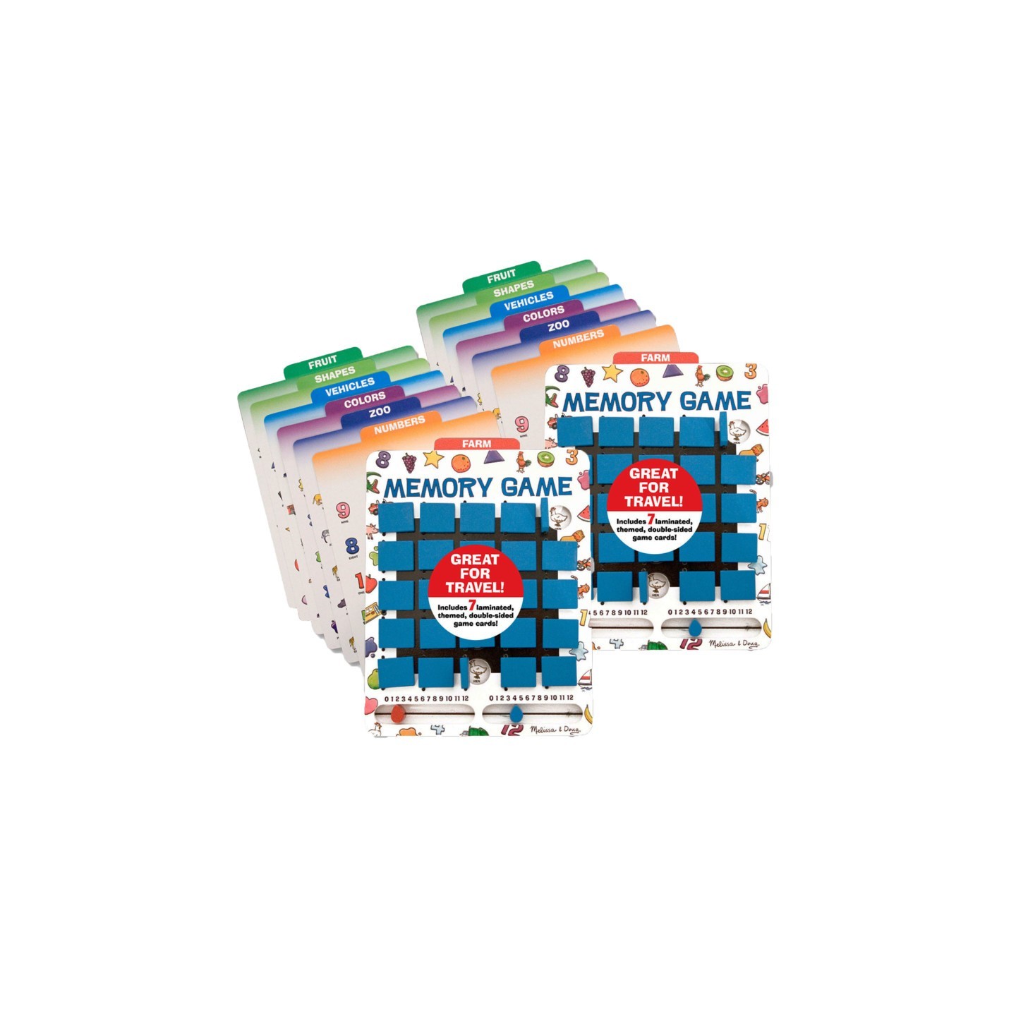 Melissa & Doug Flip to Win Memory Game, Pack of 2