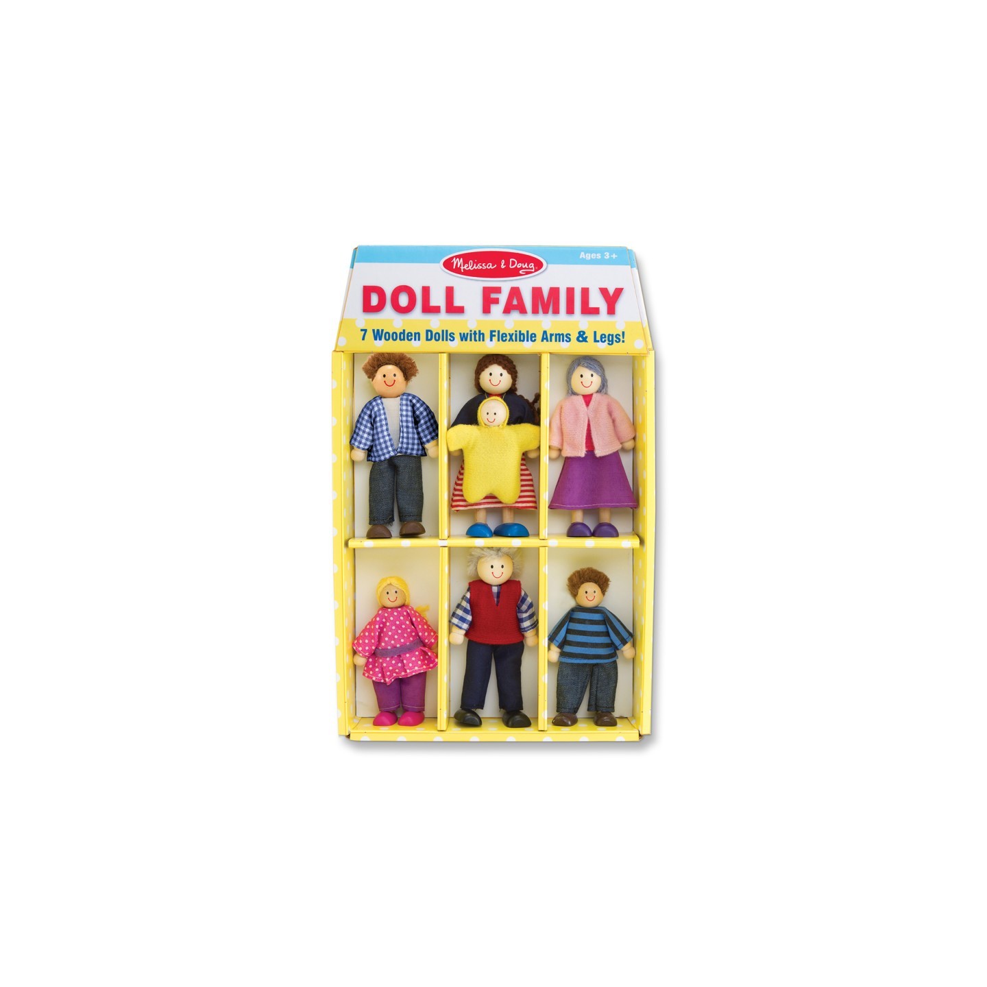 Melissa & Doug Wooden Doll Family