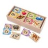 Melissa & Doug Self-Correcting Wooden Alphabet Letter Puzzles
