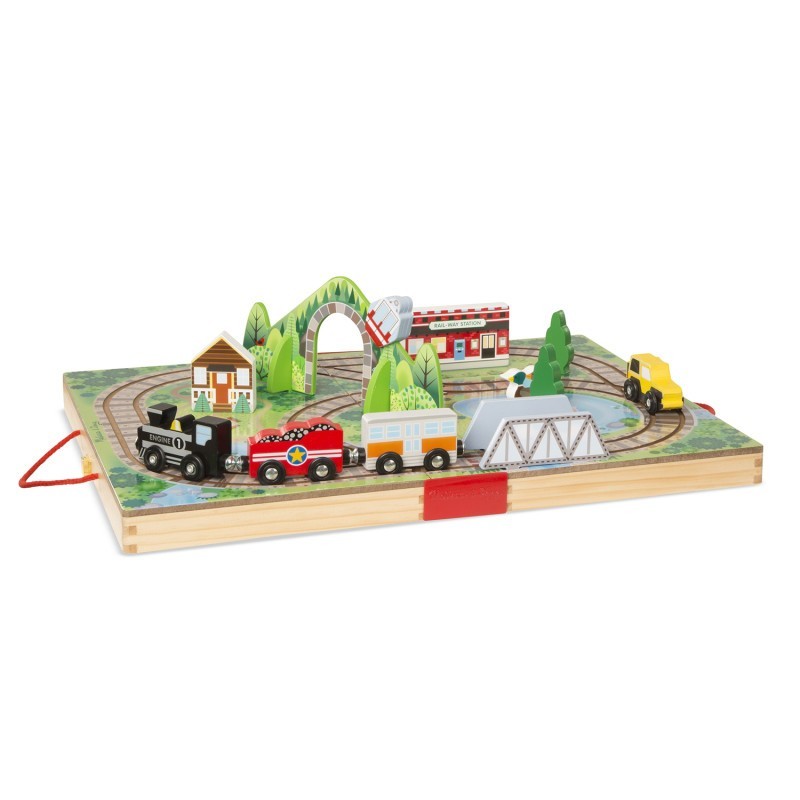 Melissa & Doug Take Along Railroad