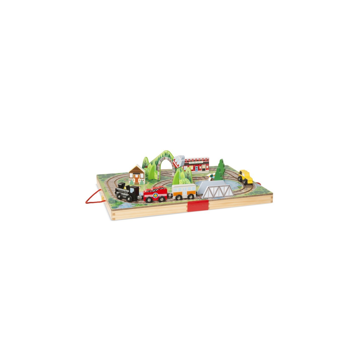 Melissa & Doug Take Along Railroad