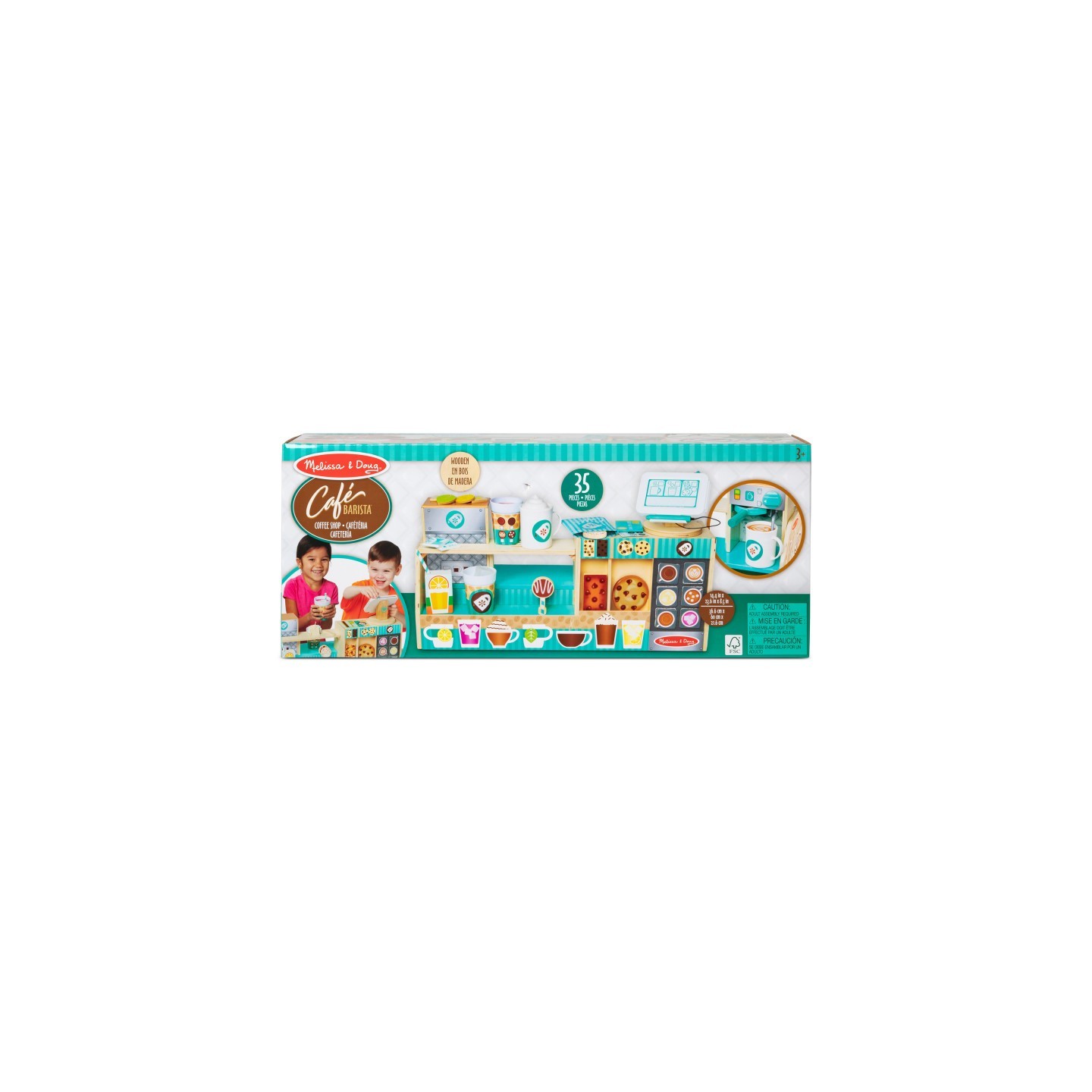 Melissa & Doug Wooden Cafe Barista Coffee Shop