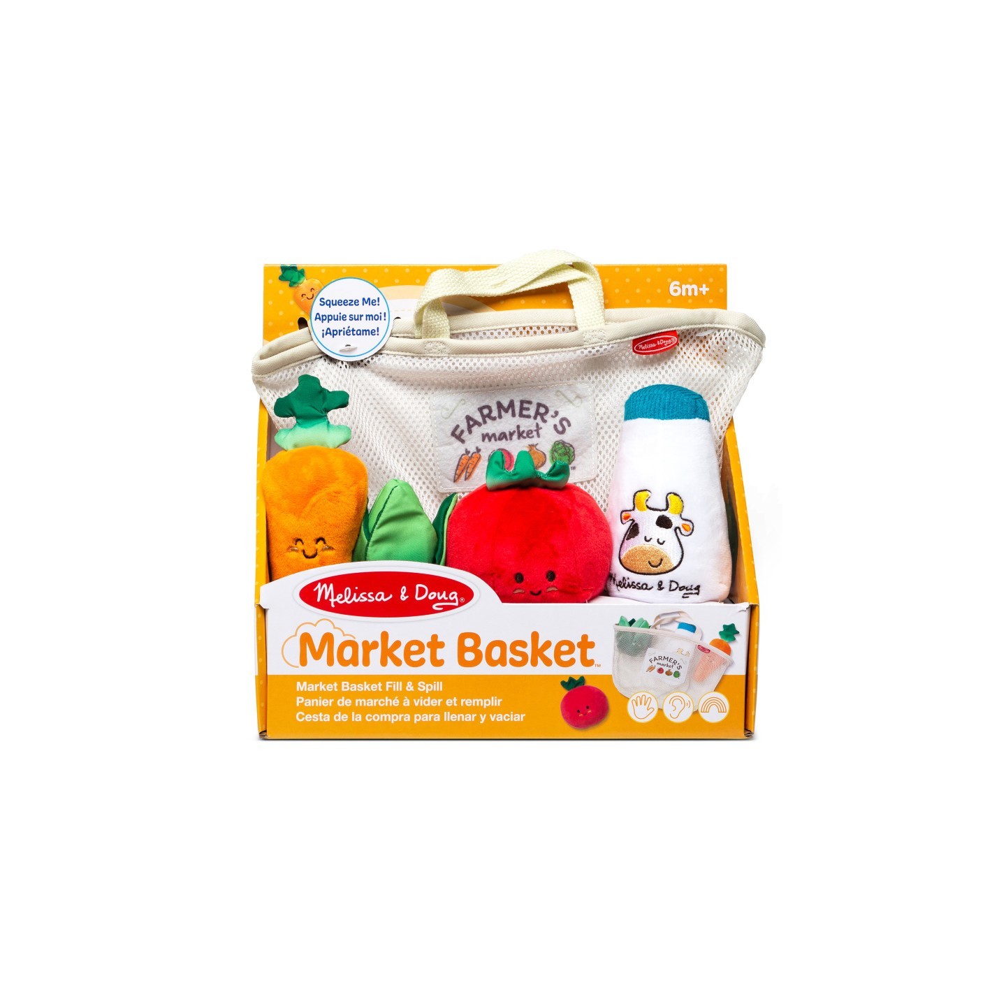 Melissa & Doug Market Basket Fill & Spill