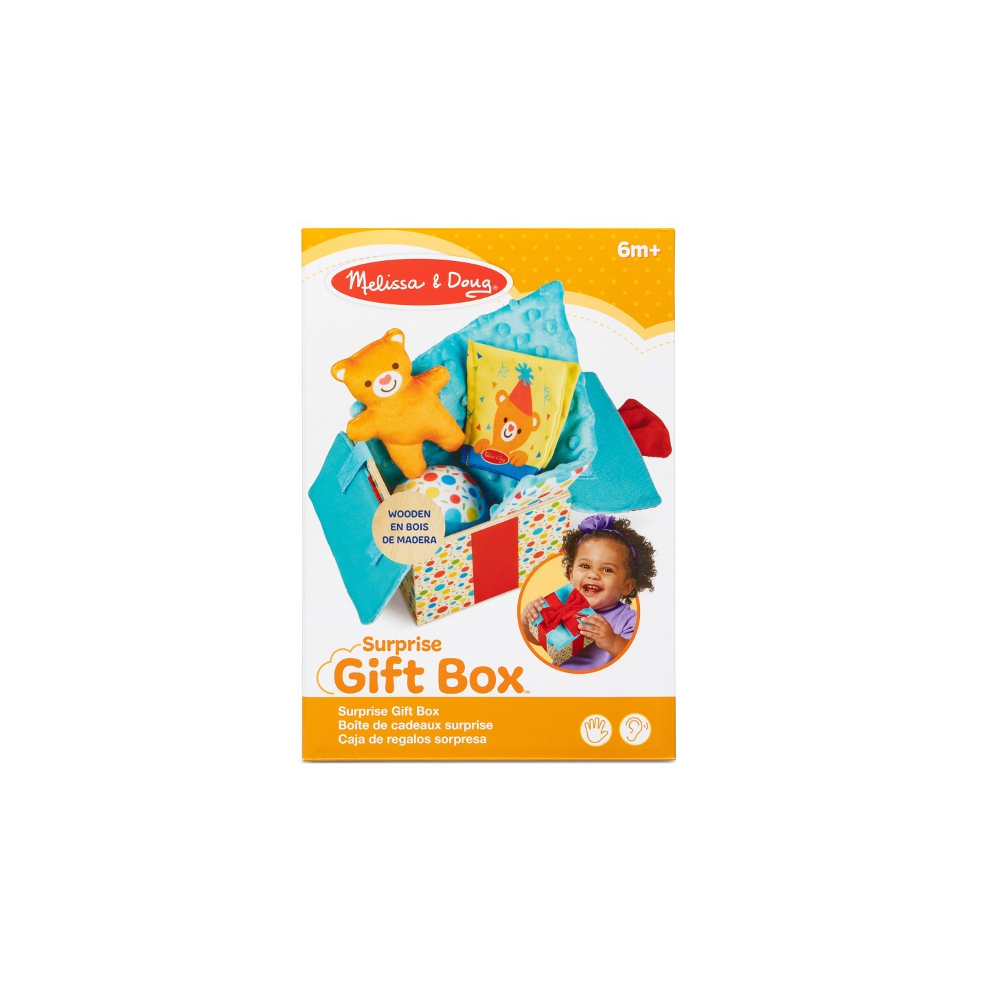 Melissa & Doug Wooden Surprise Gift Box