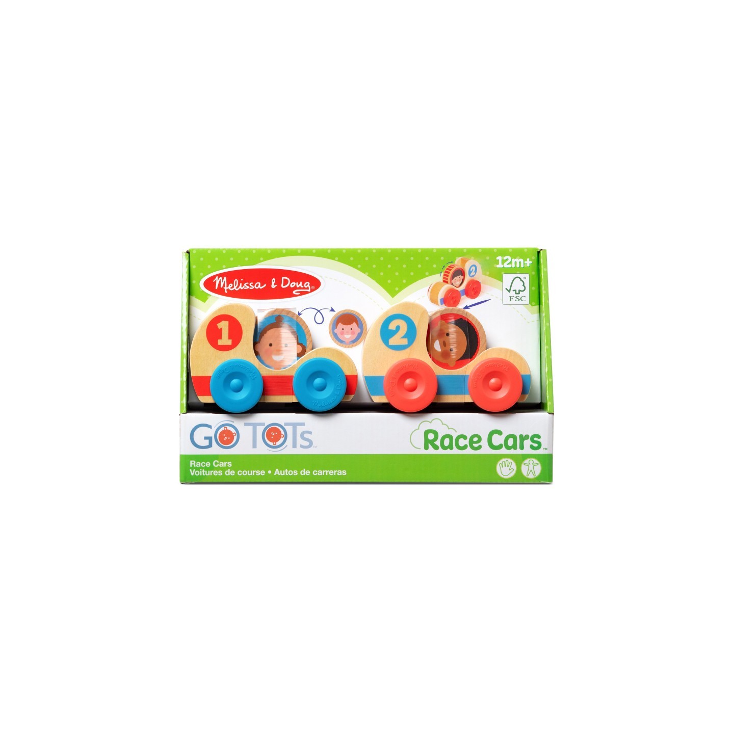 Melissa & Doug GO TOTs Race Cars, Set of 2
