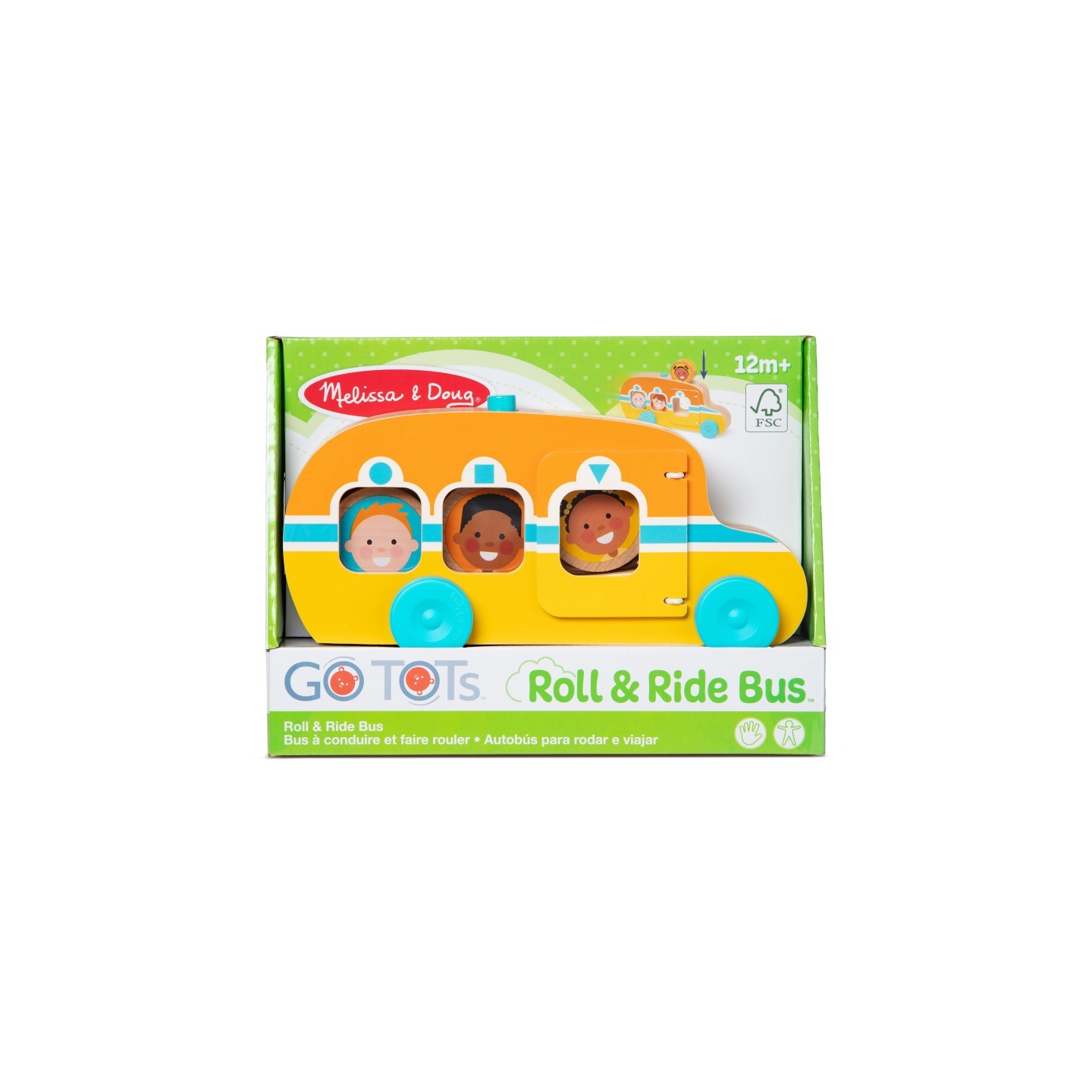 Melissa & Doug GO TOTs Roll & Ride Bus