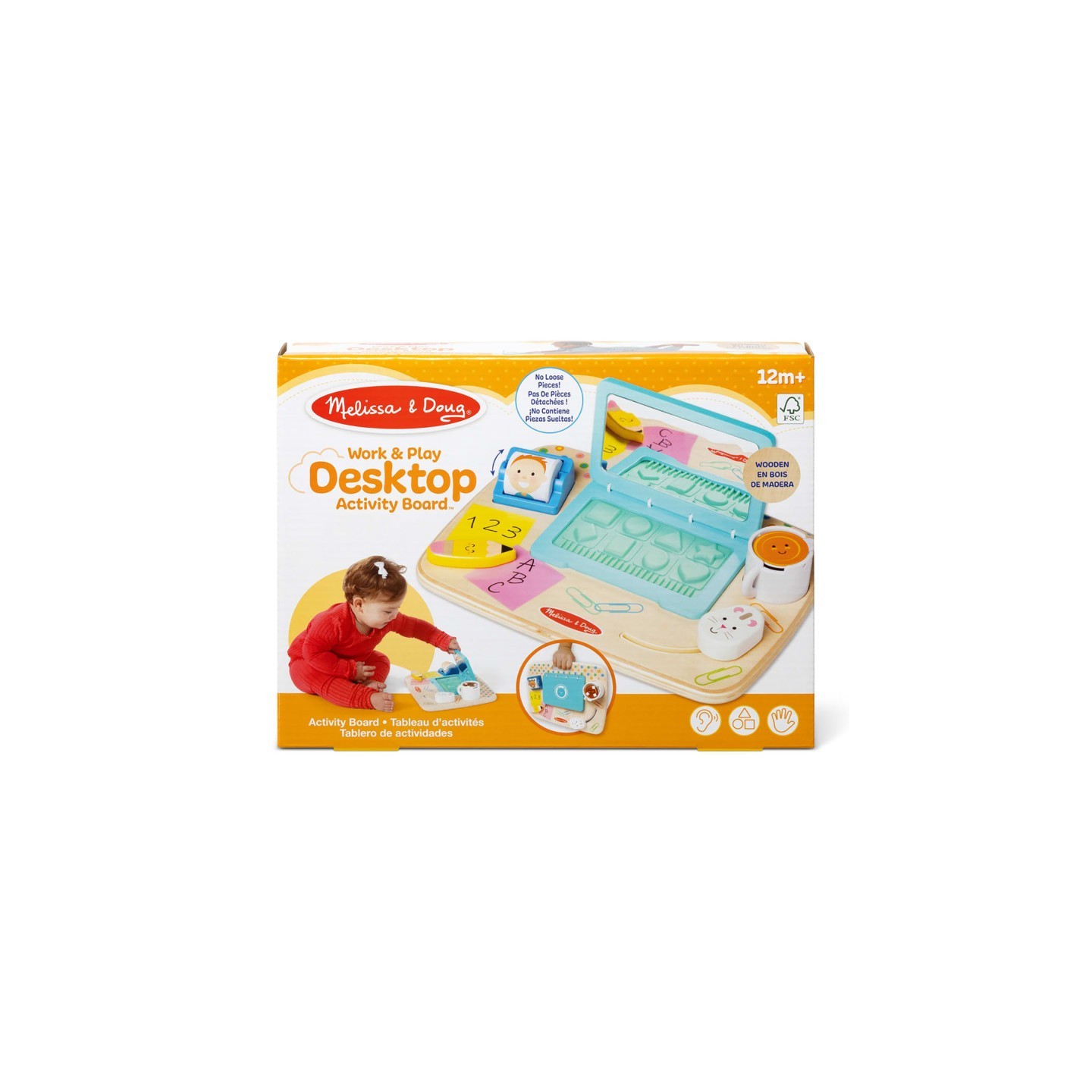 Melissa & Doug Work & Play Desktop Activity Board