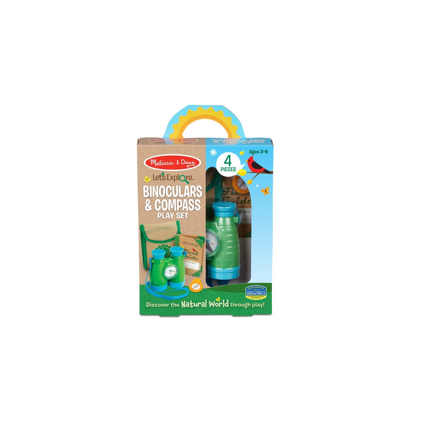 Melissa & Doug Let's Explore Binoculars & Compass Play Set