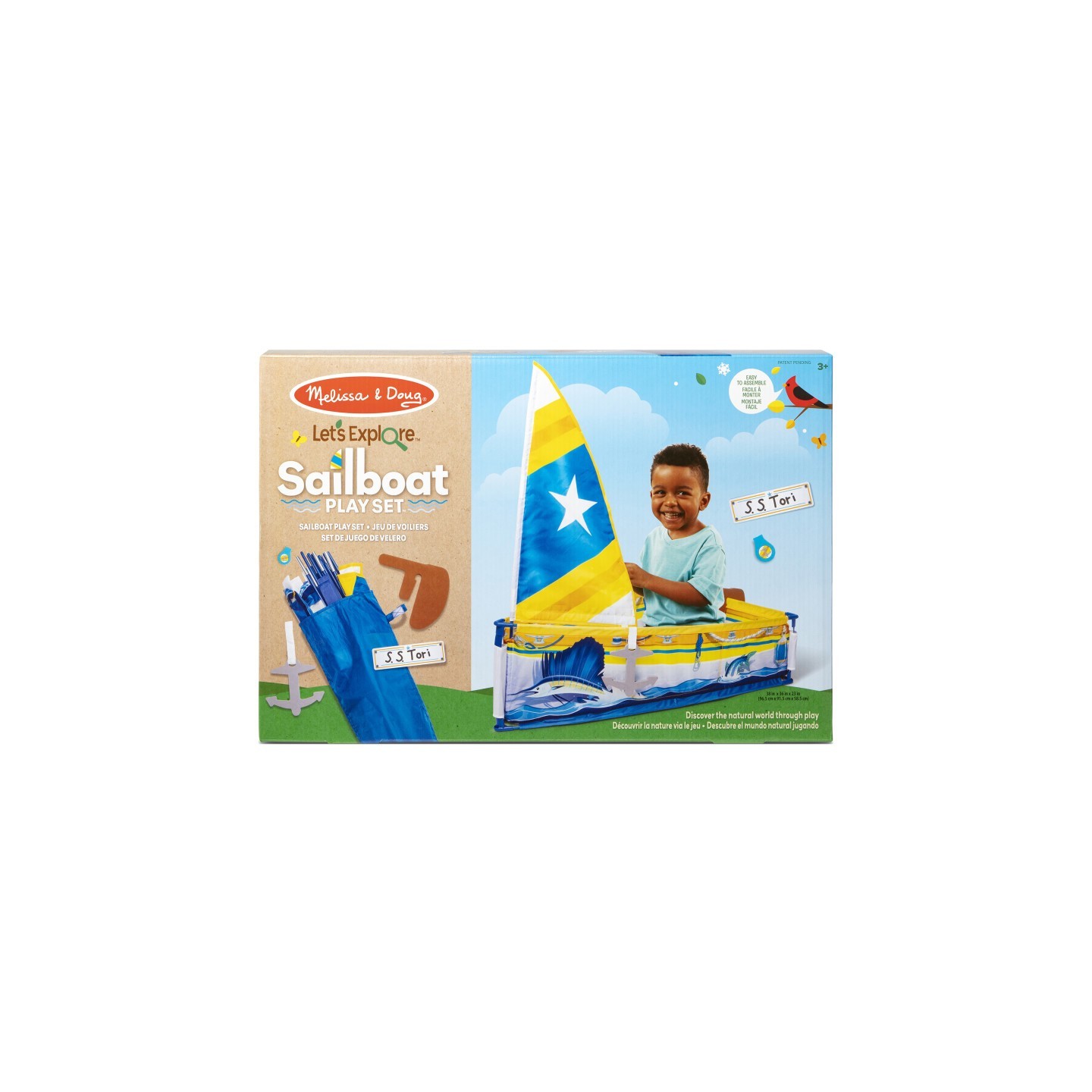 Melissa & Doug Let's Explore Sailboat Play Set