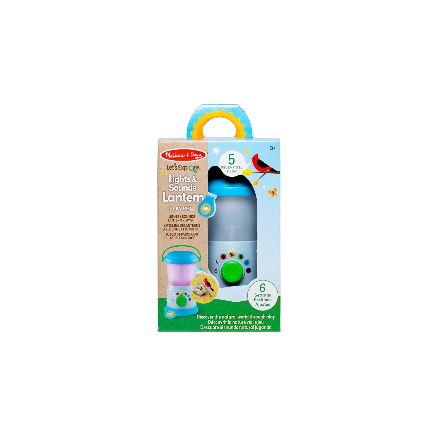Melissa & Doug Let's Explore Light & Sound Lantern Play Set