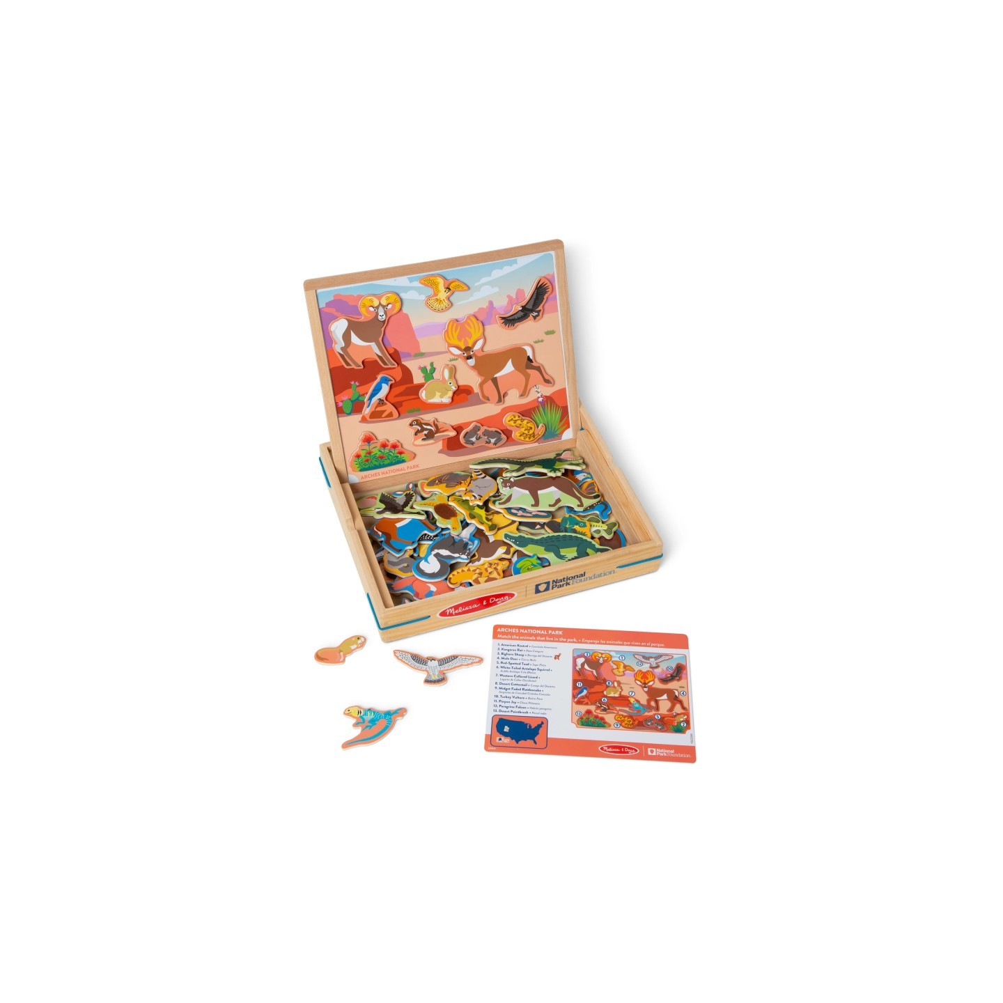 Melissa & Doug National Parks Picture Matching Magnetic Game