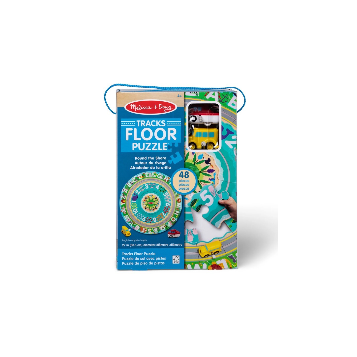 Melissa & Doug Round the Shore Floor Puzzle & Play Set