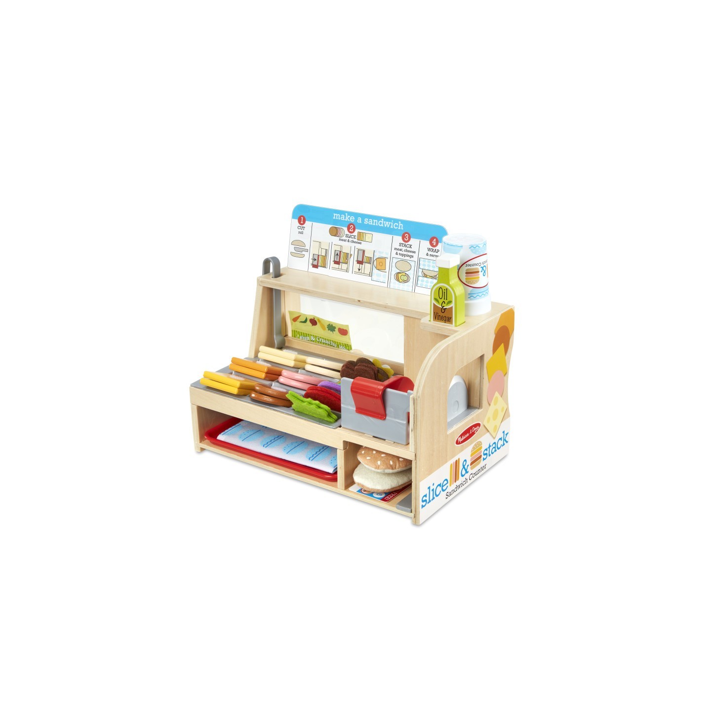 Melissa & Doug Slice & Stack Sandwich Counter
