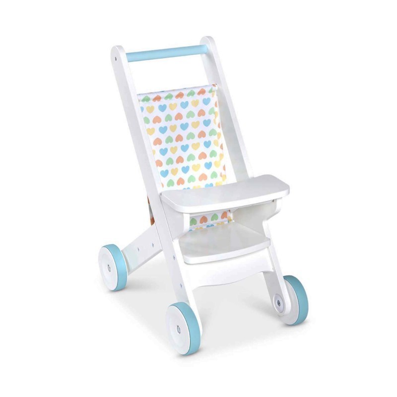 Melissa & Doug Mine to Love Wooden Play Stroller