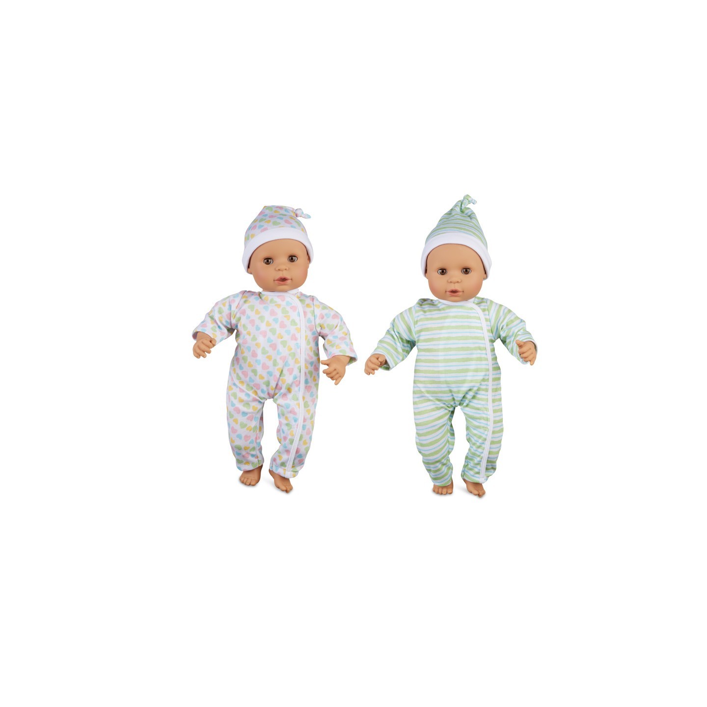 Melissa & Doug Mine to Love Twins Sebastian & Sofia Dolls