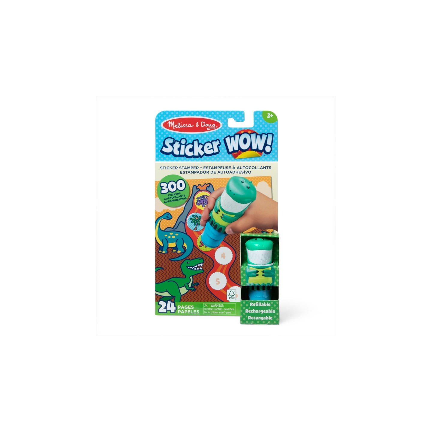 Melissa & Doug Sticker WOW! Activity Pad Set - Dinosaur