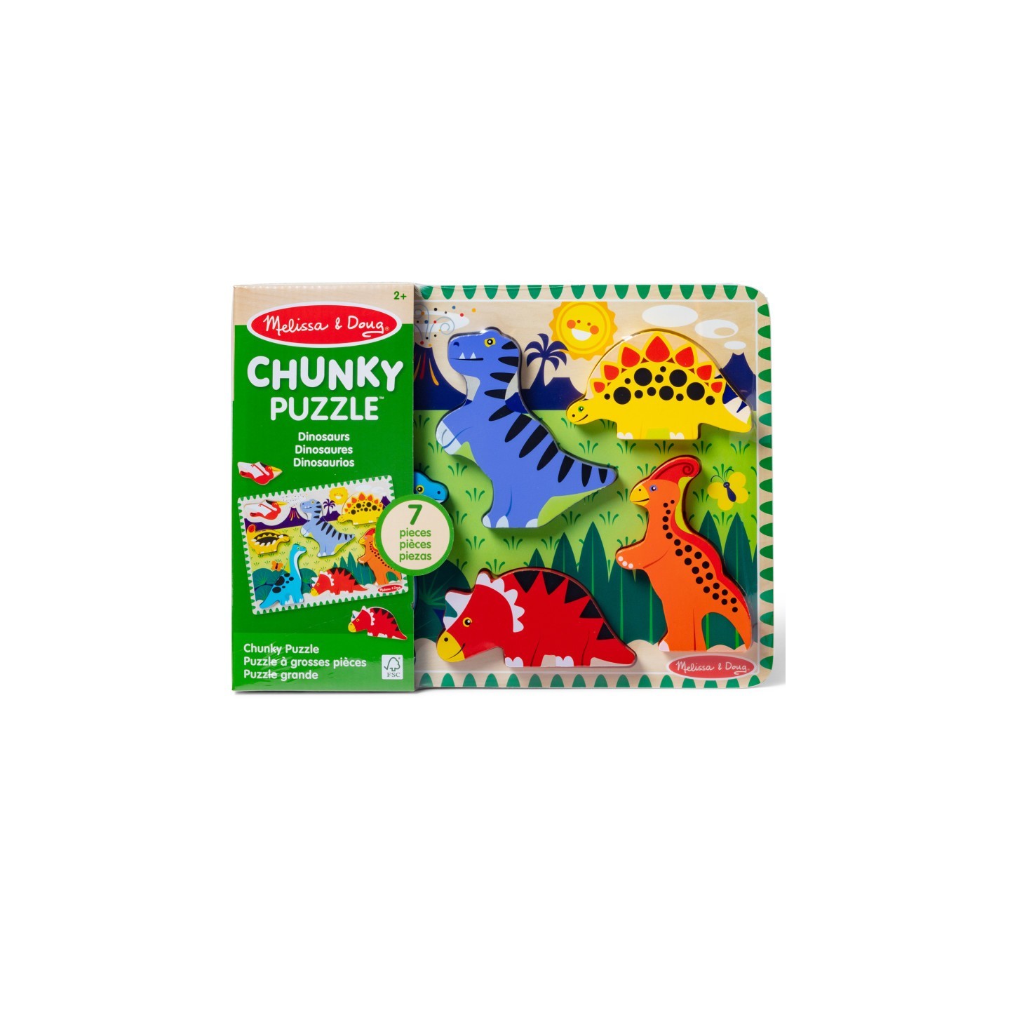 Melissa & Doug Dinosaurs Chunky Puzzle