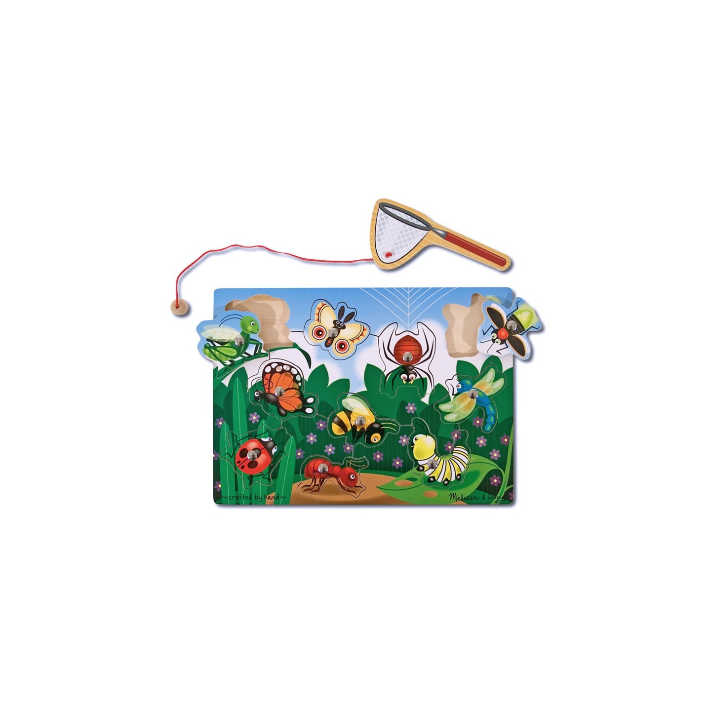 Melissa & Doug Bug Catching Magnetic Puzzle Game