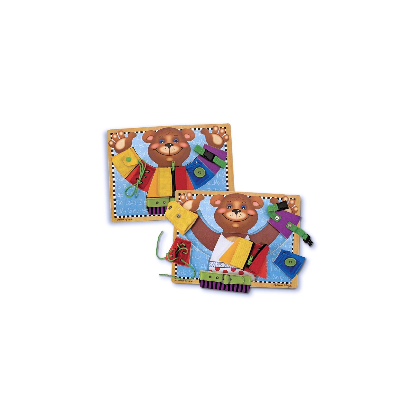 Melissa & Doug Basic Skills Wooden Learning Board