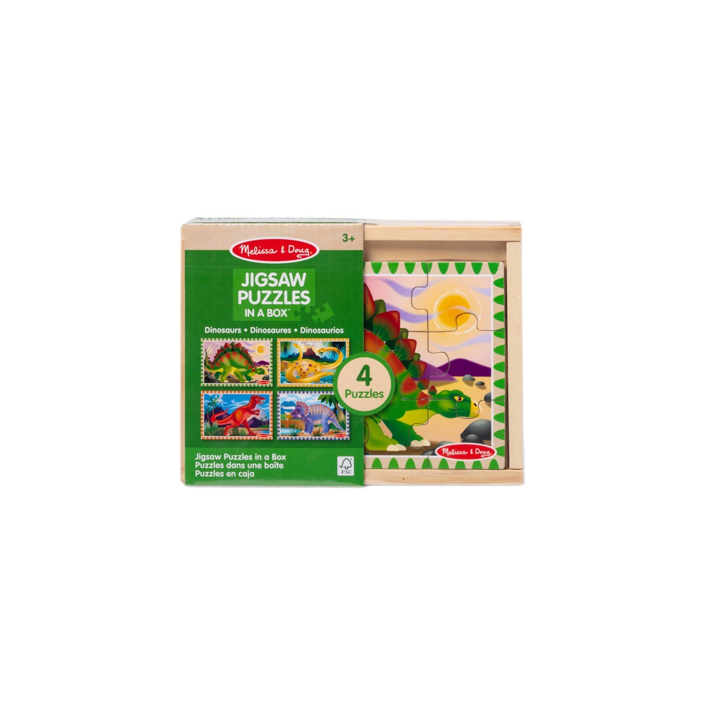 Melissa & Doug Dinosaurs Puzzles in a Box