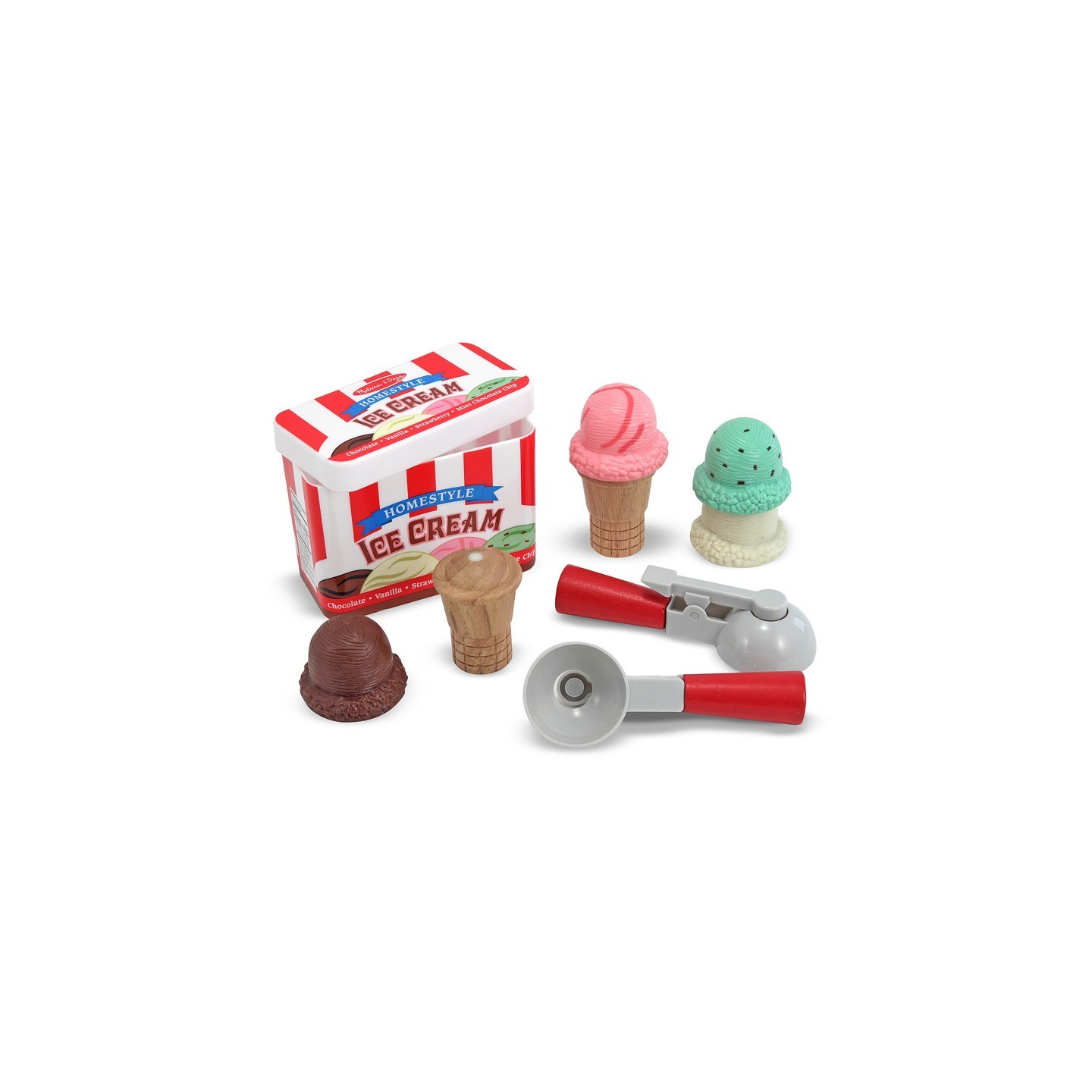 Melissa & Doug Scoop & Stack Ice Cream Cone Playset