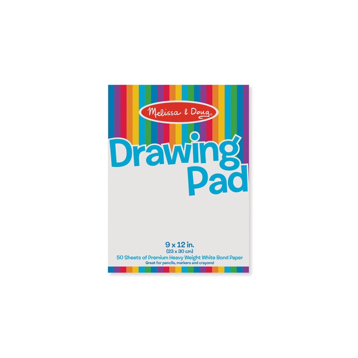 Melissa & Doug Drawing Paper Pad, 9" x 12", 50 Sheets