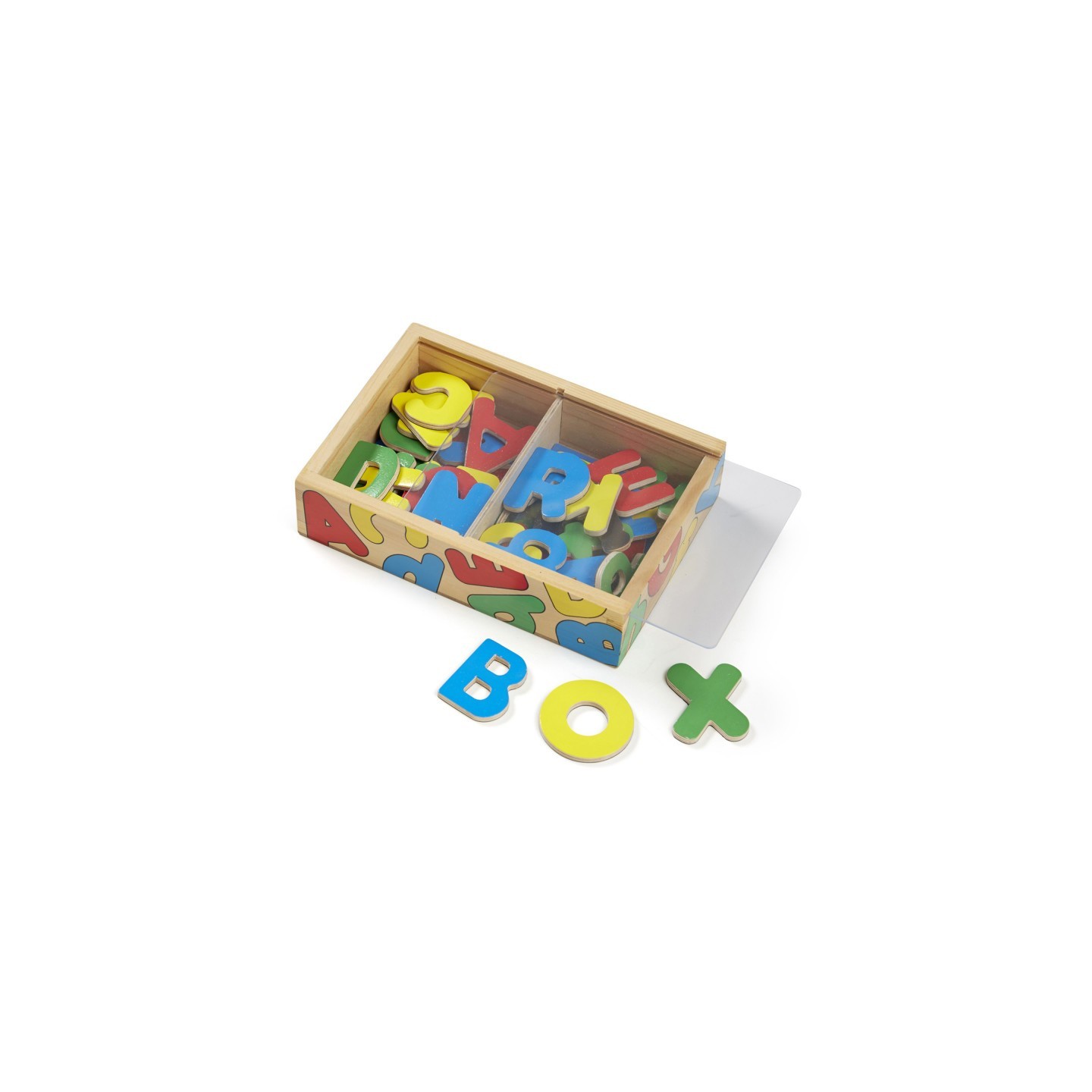 Melissa & Doug Wooden Letter Alphabet Magnets