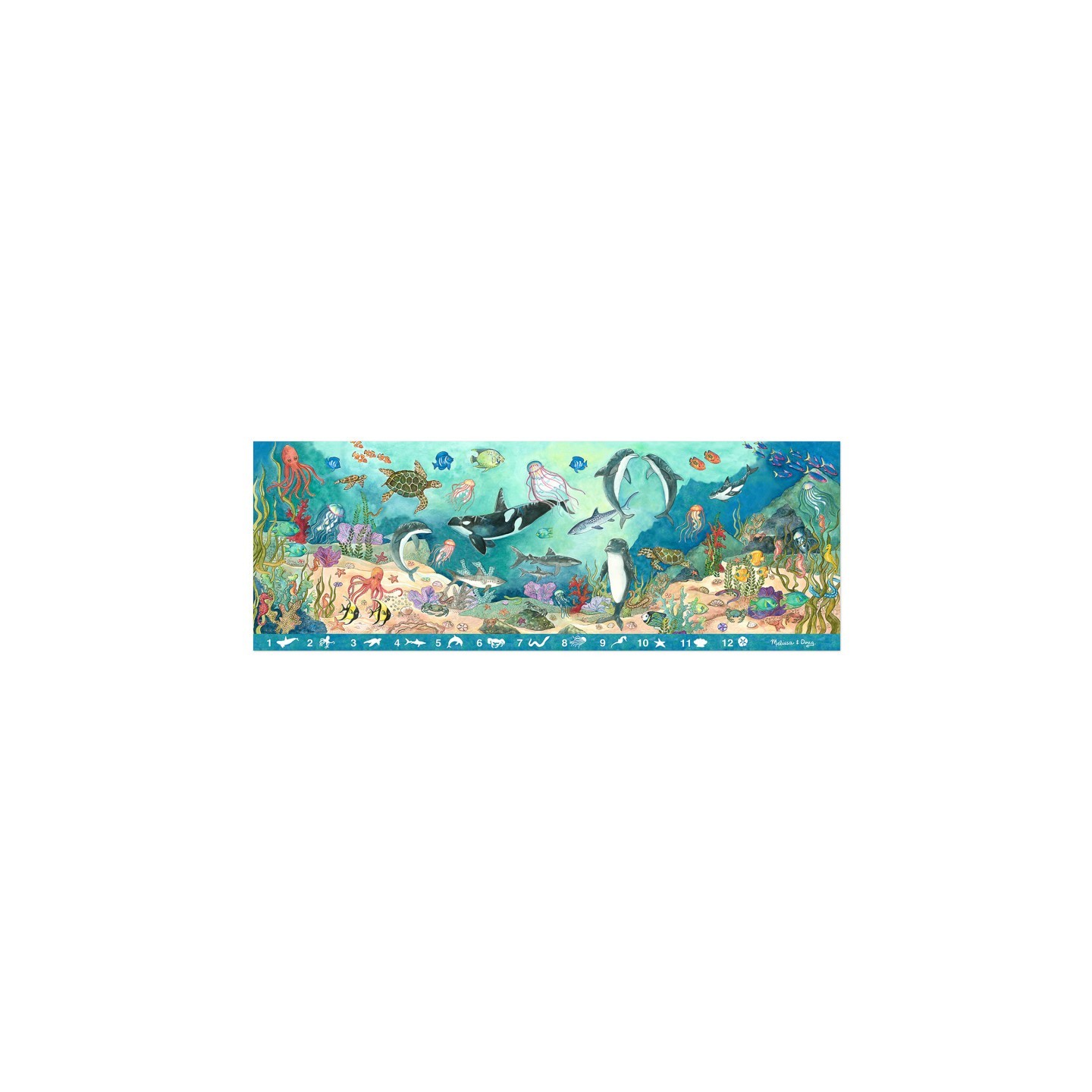 Melissa & Doug Beneath the Waves Search & Find Floor Puzzle - 48 Pieces