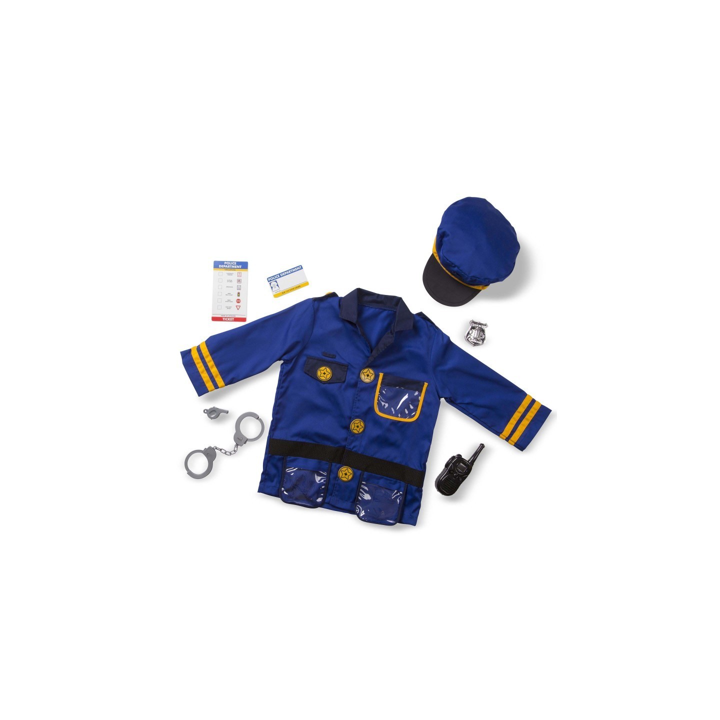 Melissa & Doug Police Officer Role Play Costume Set