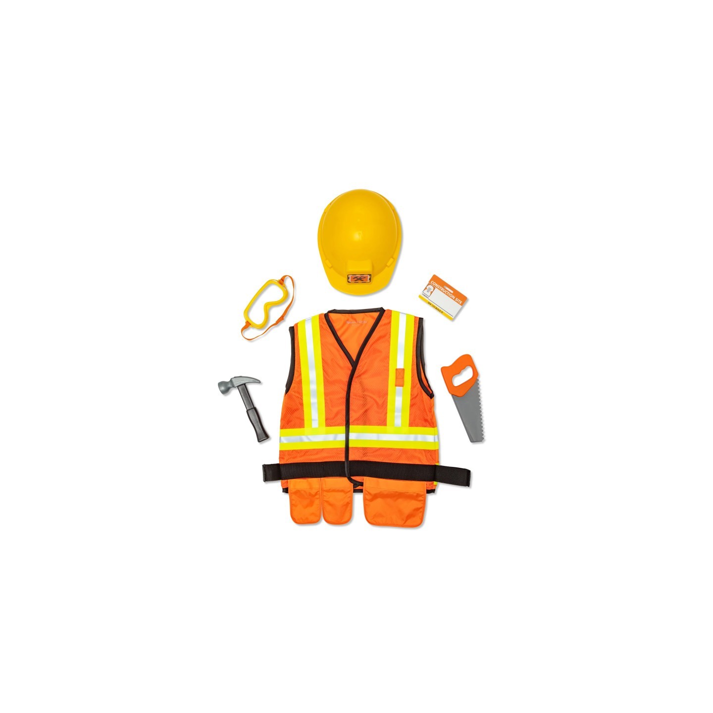 Melissa & Doug Construction Worker Role Play Costume Set