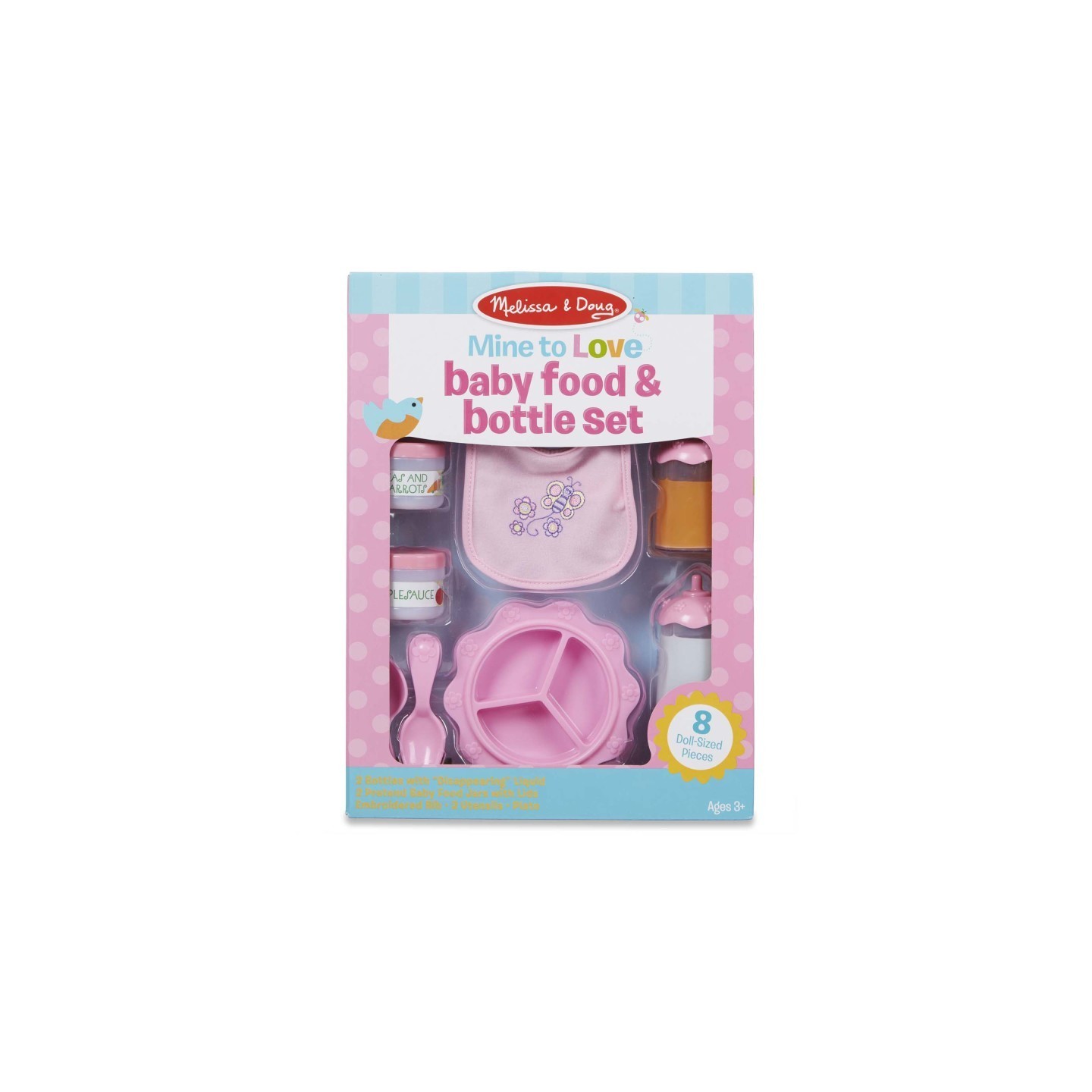 Melissa & Doug Mine to Love - Baby Food & Bottle Set